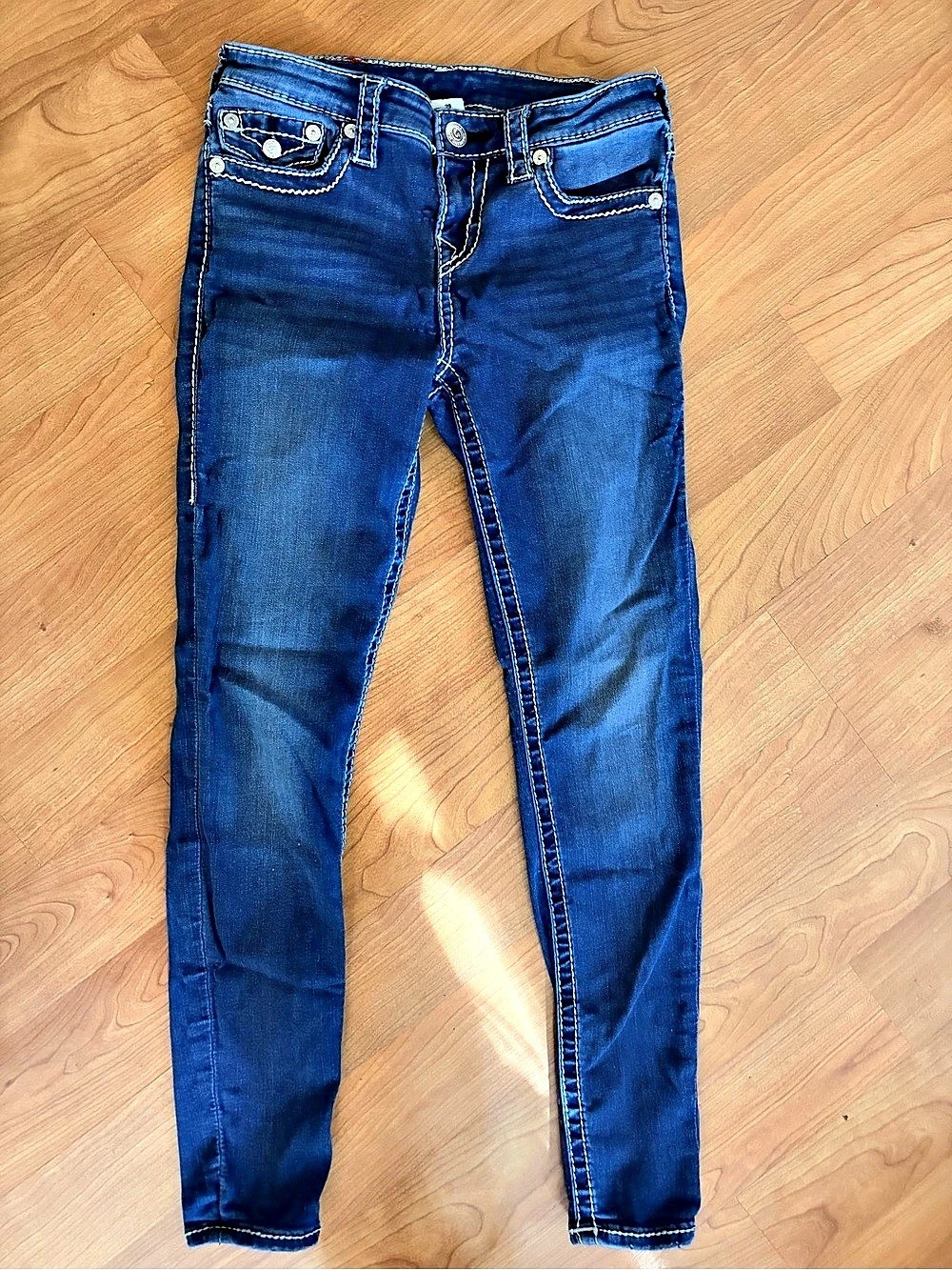 True Religion Halle Mid Rise Super Skinny Jeans | Size 29